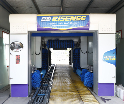 Customized Logo and Painting Fully Automatic Tunnel Car Wash Machine with Lower Prices