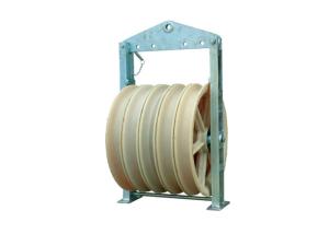 China 822mm Mc Wheels Cable Stringing Nylon Pulley Block wholesale