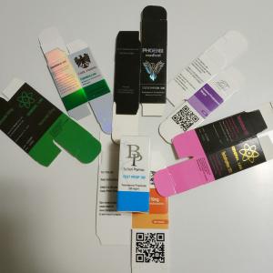 China Custom Small Hologram Paper 10ml Vial Box For Steriod Pharma Medicine wholesale