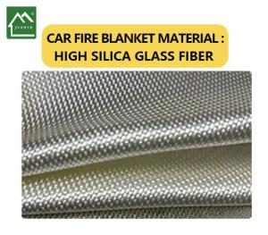 China High-Silicon Fiberglass Industrial Fire Blanket For Automotive Use wholesale