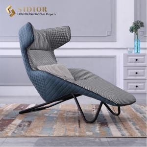 China Lounge Leisure Bedroom Lazy Chair Recliner PU Leather 140cm Length wholesale