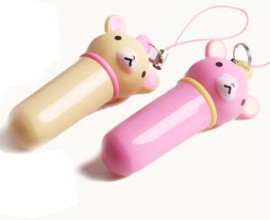 China waterproof cute doll massage vibrator- bear shaped wholesale