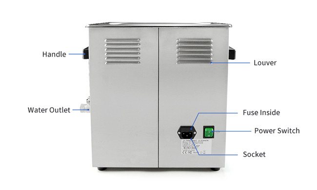 GT SONIC ST Series 13L Parts Ultrasonic Cleaner Stainless Steel SUS304