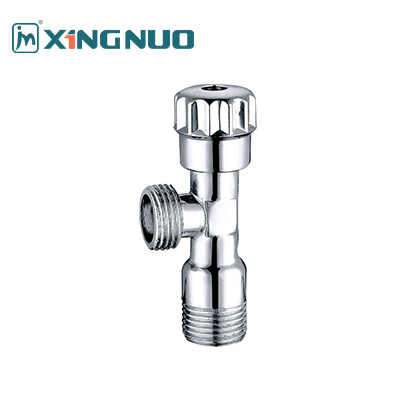 female threaded with hand wheel Brass Angle Stop Valves with Female/Male Thread and Chrome Plated Surface