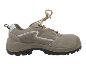 China Custom Made Mens Shoes / Genuine Leather Work Shoes Eva Reinforced Box Top wholesale