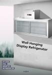 180W Stainless Steel Kitchen Fridge Freezer 140L Anticorrosive Wall Mounted