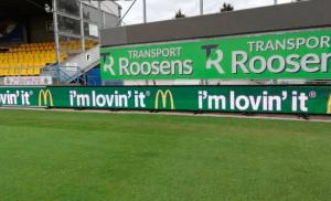 China Football Stadium Perimeter LED Display / Outdoor LED Advertising Display wholesale