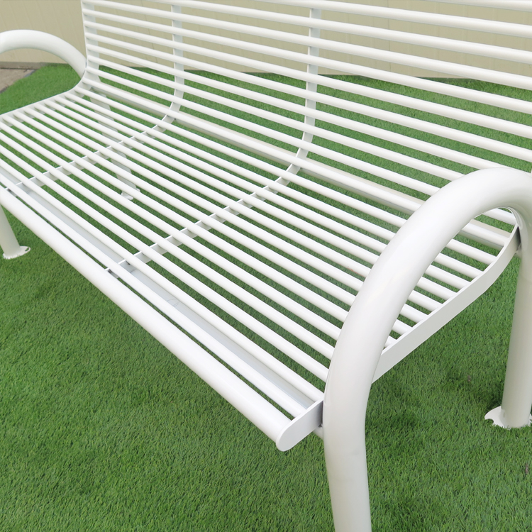 White Street Furnitures L1500xW620xH900mm Outside Metal Bench