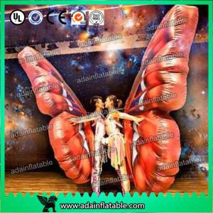 China Vivid Inflatable Cartoon Characters , Digital Printing Inflatable Butterfly Wing Model wholesale