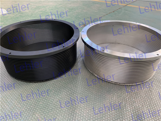 Hard Chrome Treatment Screen Cylinder Horizontal Bead Mill Sieve Screen