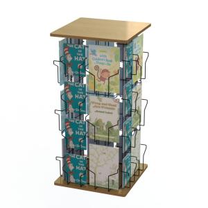 China KD Construction Spinner Rack Display Stand With 4Sides wholesale