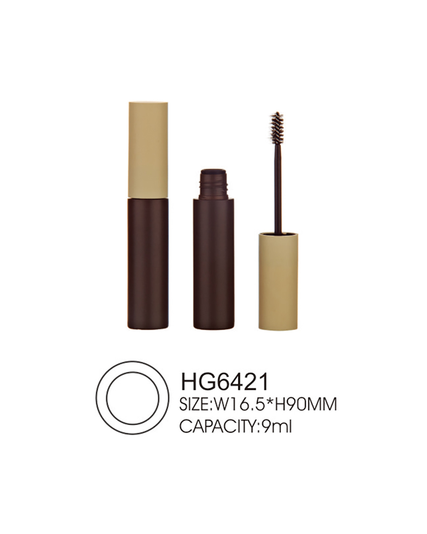 9ml 10ml Mascara Liquid Container Eyelash Growth Natural Look PP PETG