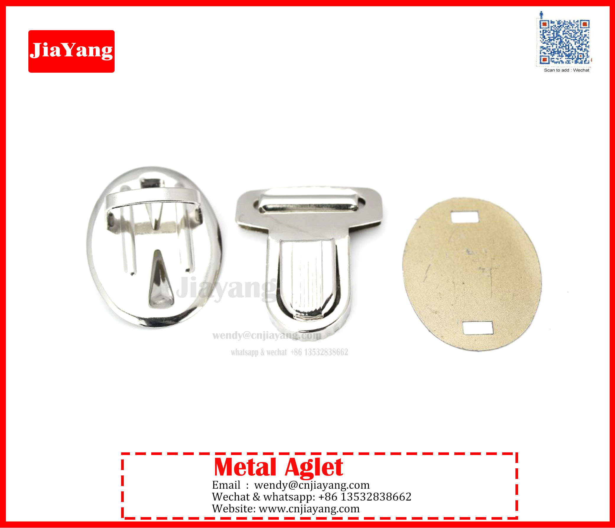 lock metal bag buckle for bags