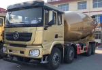 380HP Concrete Mixer Truck SHACMAN X3000 8x4 Concrete Mixer Vehicle Gold