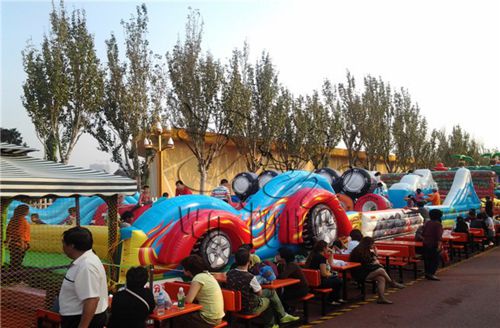 hot selling custom inflatable land obstacle course