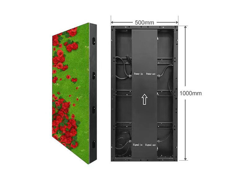 1000x500mm LED Mesh Screen 3840hz Transparent Outdoor Led Display