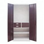 0.201CBM Fireproof Sturdy 0.66mm Steel Metal Wardrobe Closets