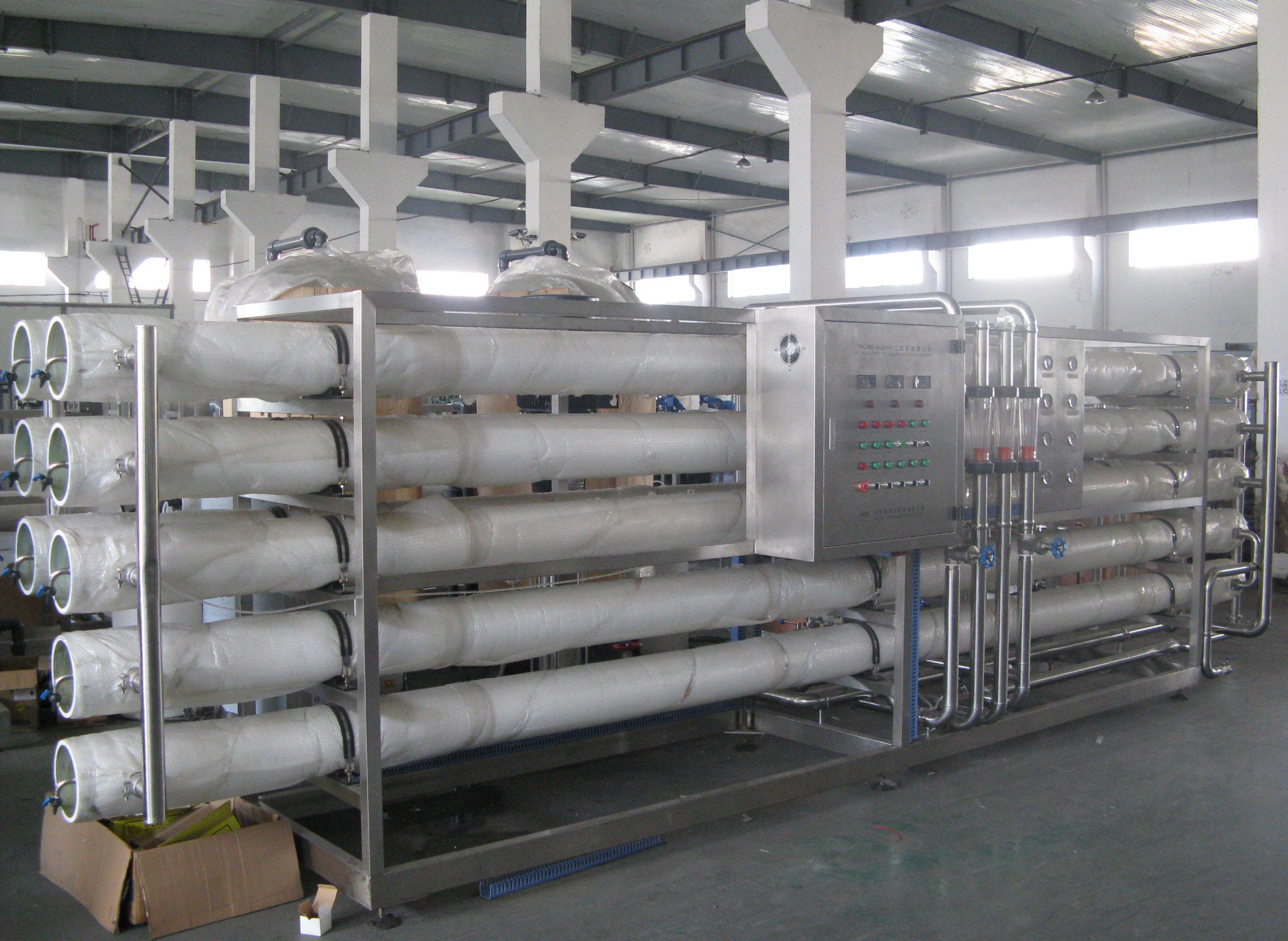 1 Stage RO Reverse Osmosis Purifier DOW Membrane Drinkable Water Treatment 6TPH