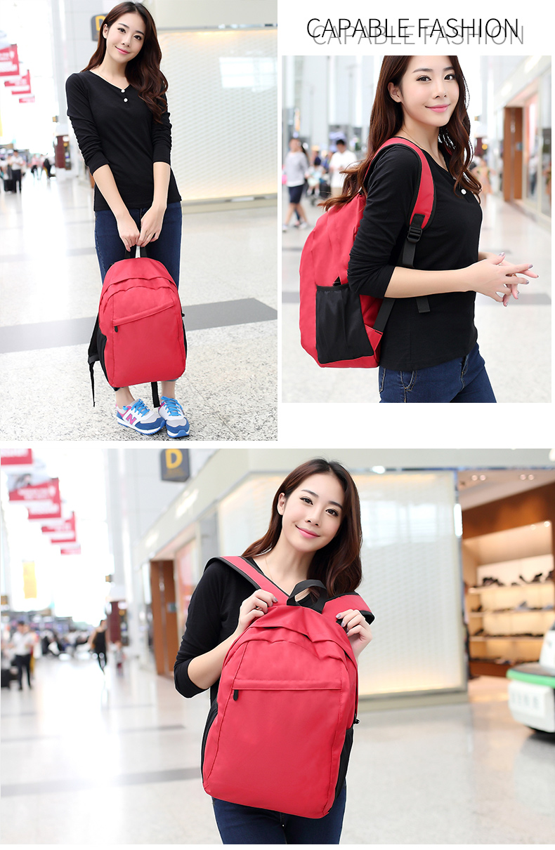 Custom logo fashion middle school students waterproof backpack for kid school bag