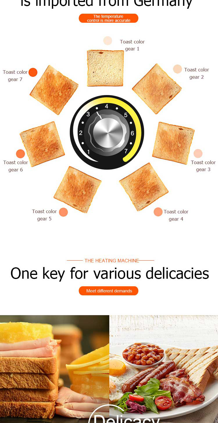 Stainless Steel Housing Commercial Electric Belt Conveyor Bread Toaster for Commercial