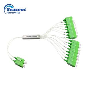 China Low Loss Mini 2*16 Fiber Optic PLC Splitter wholesale