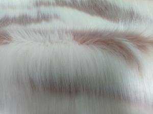 China pink white 150cm Long Hair Faux Fur，Create warm and luxurious winter fashion wholesale