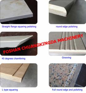China Marble Stone Granite Ceramic Tiles Stair Step Grooving Round Edge Machine wholesale