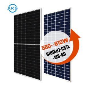 China 580W 585W Canadian Solar Panel 605W 610W Roof Mounted Solar Panels wholesale