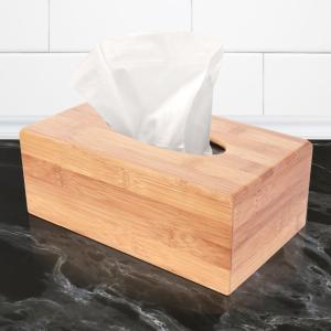 China hot selling bamboo tissue paper box with cover for high quality and factory price wholesale