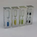 Transparent 2 Minute Hour Glass Timer , Childrens Sand Timer Hourglass
