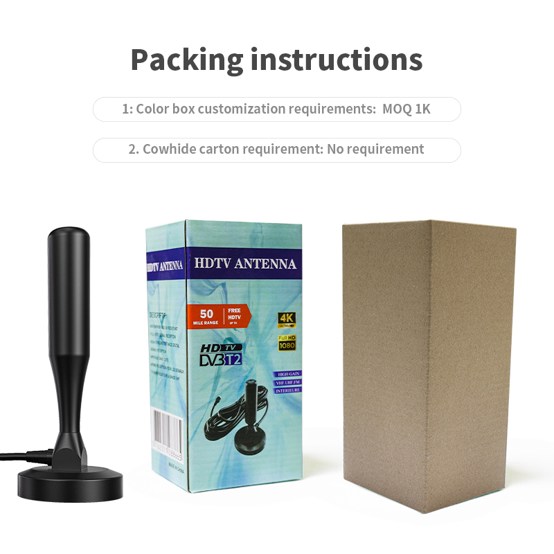 75 Ω Long Range Smart HDTV Digital Outdoor Magic Stick TV Antenna for Digital TV Indoor