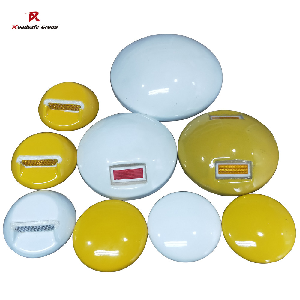 Road Safety Ceramic Road Stud Reflector Reflective Studs High Resistance