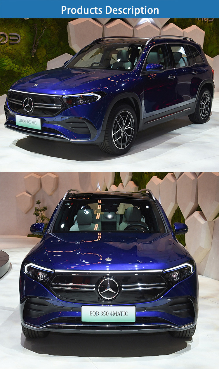 Battery Powered Mercedes Benz EQB 350 Electric Car Compact Luxury Crossover SUV