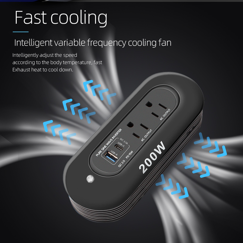 Mini Car Power Inverter 200W Car Power Inverter 300W Car Inverter Dc 12V To Ac 220V Converter