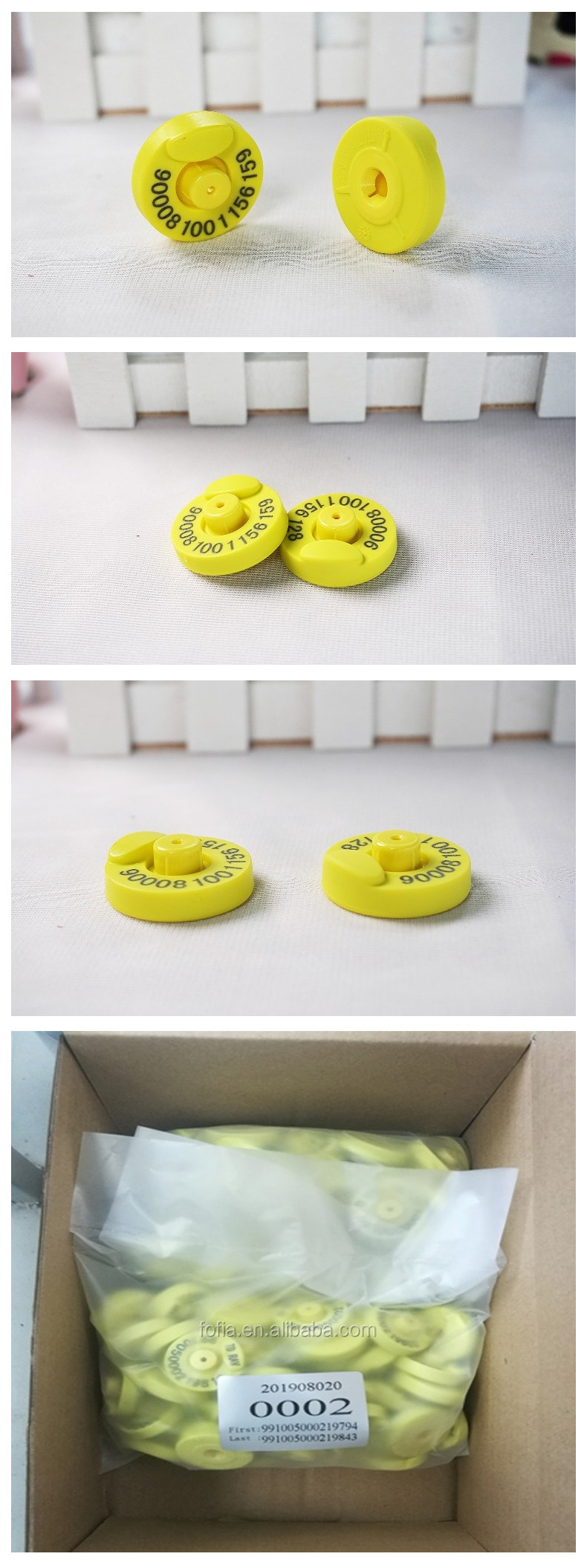 ISO11784/5 FDX-B RFID Ear Tag The Optimal Solution For Livestock Identification And Tracking