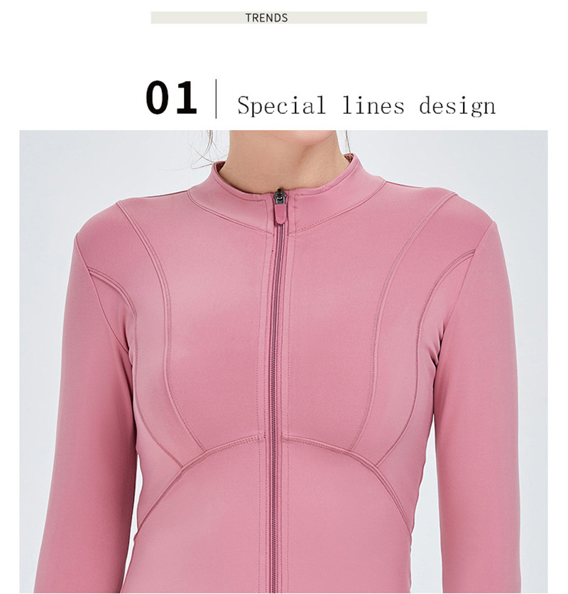 Women's Full Zip Sports Horse Riding Tops Solid Color Long Sleeve Soft Nylon Shirts