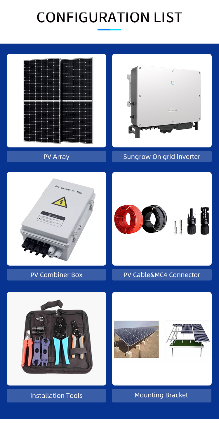 40KW 50KW On Grid Solar System With Monocrystalline Silicon Panel
