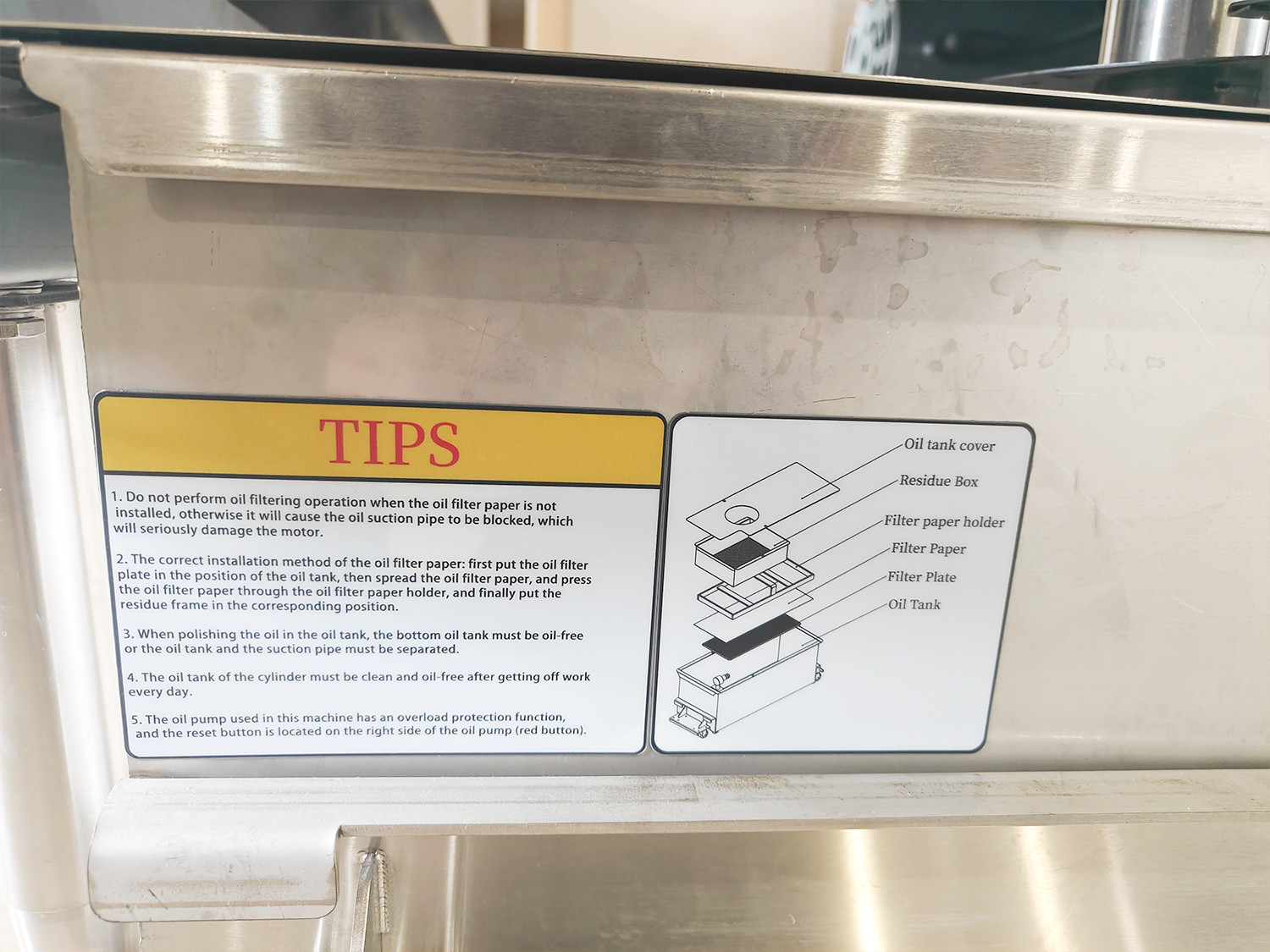 electric two pots 3 baskets 21.5L+11.6L with oil filter system chips open deep fryer
