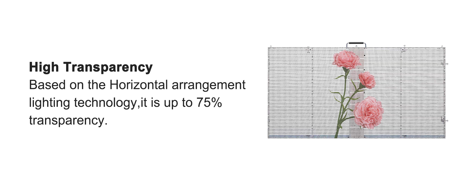 Outdoor Transparent Advertising LED Video Wall Panel With SDK Function