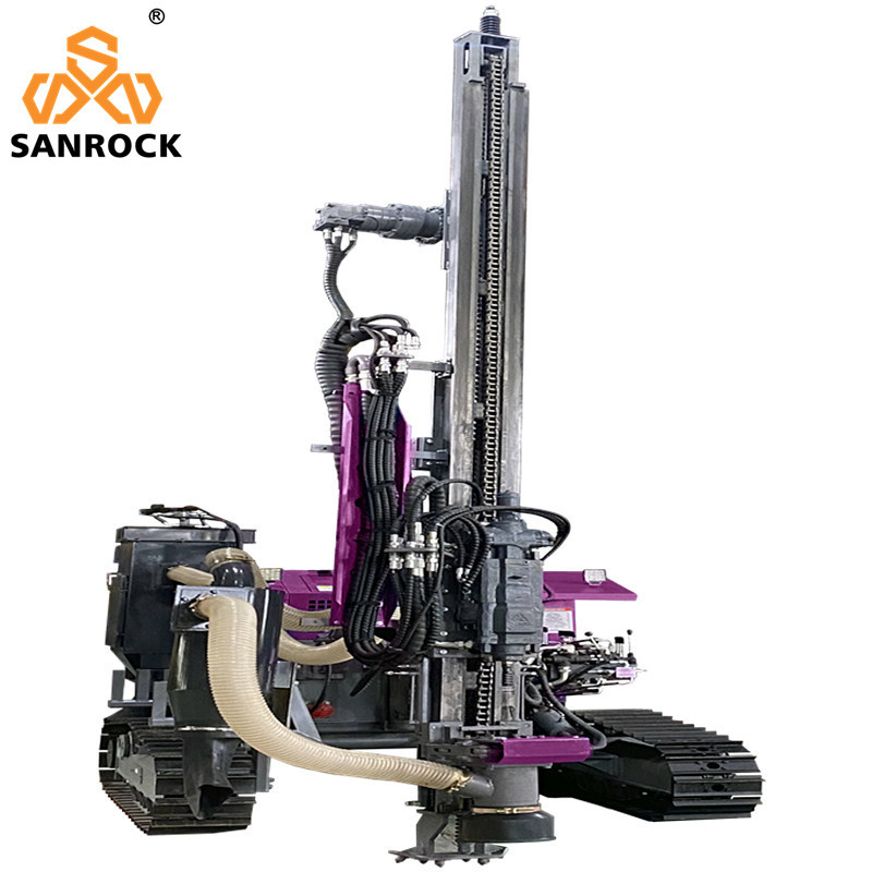 35KN Lifting Force Mining Borehole Drilling Machine Top Hammer Drilling Rig