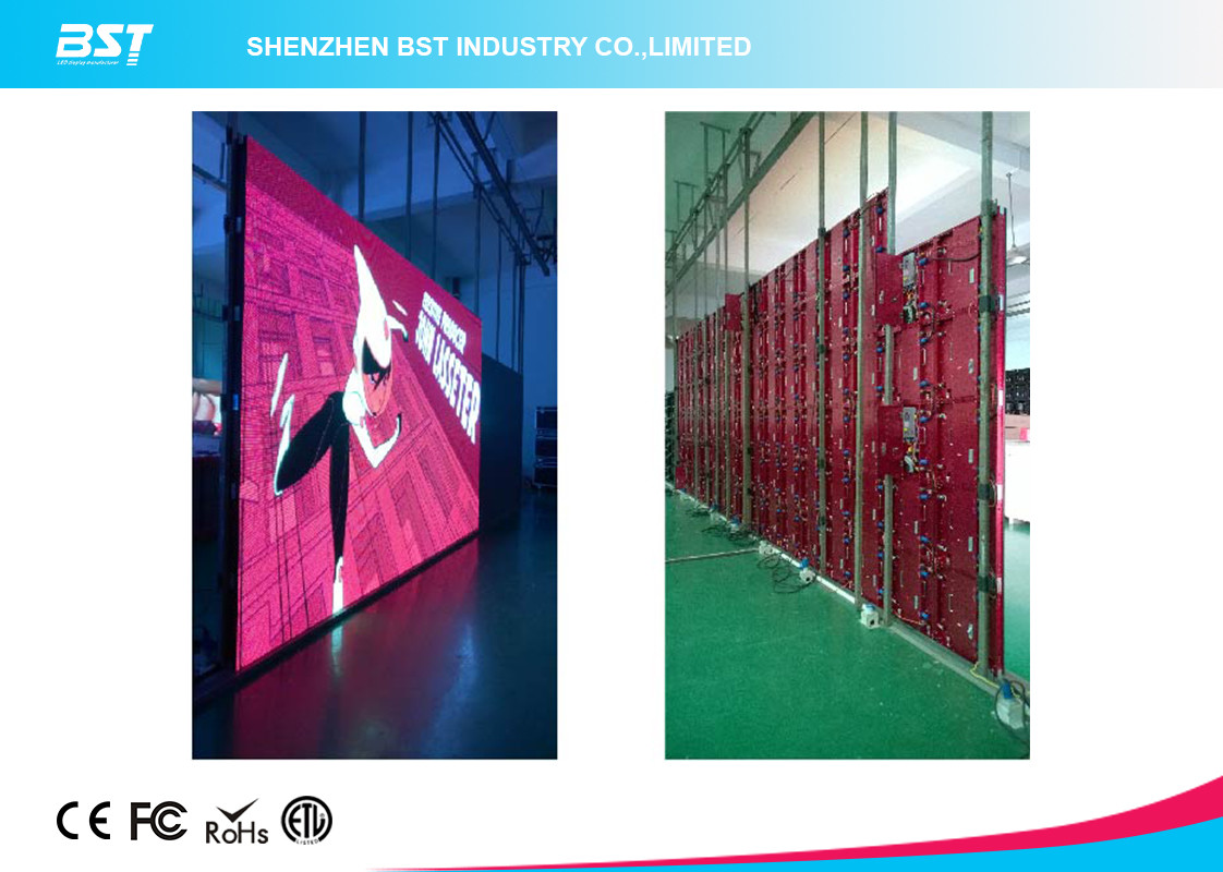 Custom Indoor Video Wall Rental Led Display 5mm Led Screen For Stage Background