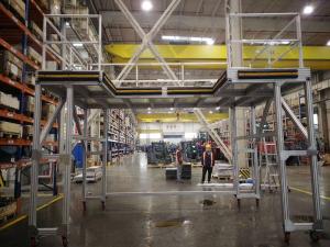 China 8080 Assembly Line Climbing Platform Industrial Aluminium Profile wholesale
