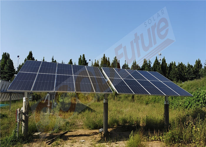 BV 1p Ground Mount Solar Tracking System With 90 Modules
