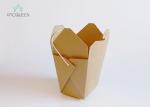 Noodle Paper Takeaway Boxes Logo Printing Leakage Poof Biodegradable