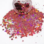 Holographic Chunky Shape Cosmetic Glitter Bulk 56 Colors for Nail Beauty