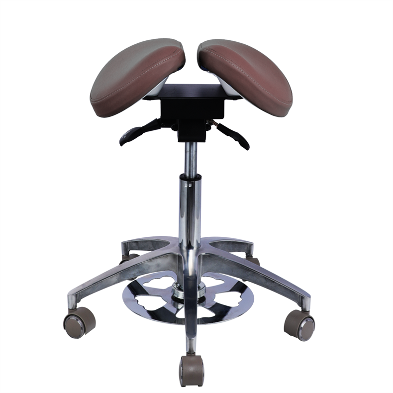 Beauty Salon Comfortable chair Green Micro Fiber dentist stool Saddel Shape Dentist Chair
