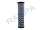 Water Activated Carbon Fiber Cartridge AC Fiber fabric Wrapped Around