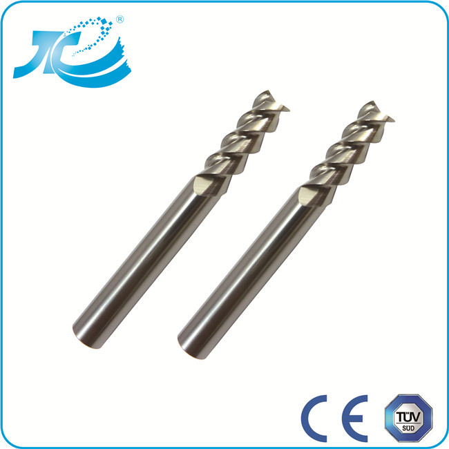 2 / 3 Flute Radius Cutter End Mills For Aluminum 92.5-94.0 HRA 38-42°