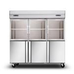 Free Standing Static Cooling Commercial Refrigerator , 1600L Commercial Grade