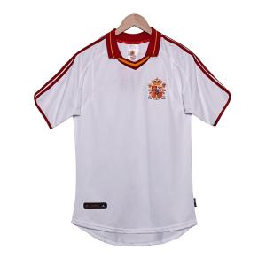 China Spain 2000 Retro Away Fan Football Jersey Collection Level Craft Replica wholesale